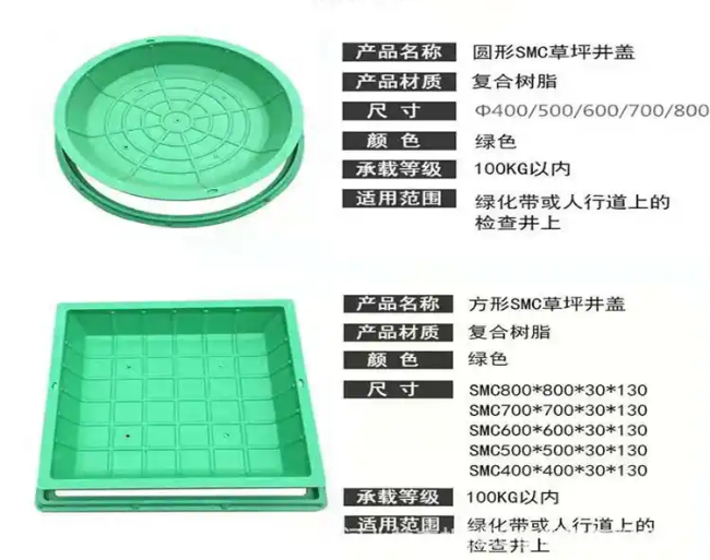 蓬溪树脂复合种植井盖展示